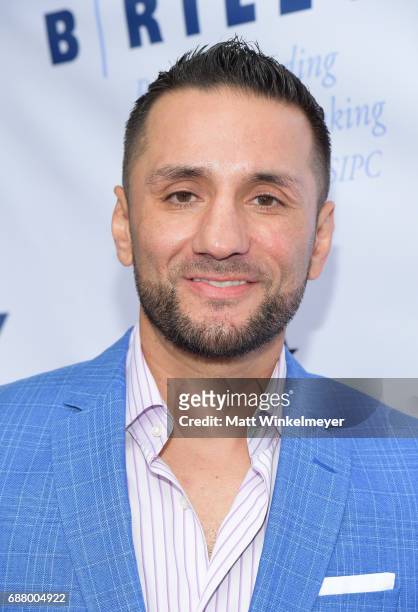 Professional boxer Sergio Mora attends the B. Riley & Co. 8th Annual "Big Fighters, Big Cause" Charity Boxing Night benefiting the Sugar Ray Leonard...