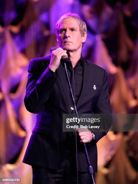 Singer Michael Bolton performs onstage at the fourth annual UNICEF Audrey Hepburn® Society Ball on May 24, 2017 in Houston, Texas.