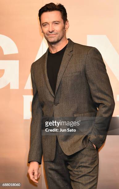 Hugh Jackman attends the press conference for 'Logan' at The Peninsula Tokyo on May 25, 2017 in Tokyo, Japan.