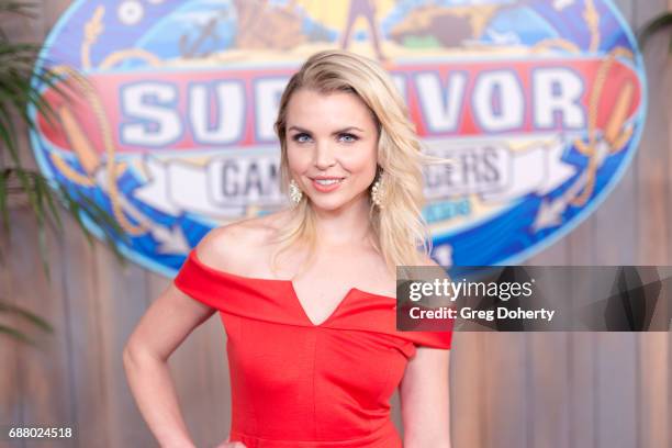 Contestant Andrea Boehlke attends the CBS' "Survivor: Game Changers - Mamanuca Islands" finale at CBS Studios - Radford on May 24, 2017 in Studio...