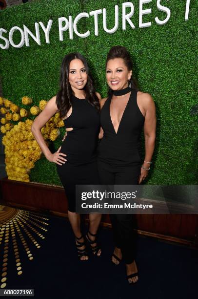 Actors Jurnee Smollett-Bell and Vanessa Williams attend the Sony Pictures Television LA Screenings Party at Catch LA on May 24, 2017 in Los Angeles,...