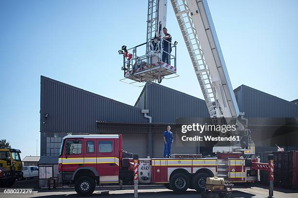 Fire Mechanic 109 Fire Truck Mechanic Stock Photos, High-Res Pictures, and Images ...