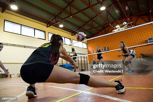 Dig Hit Ball What Is A Dig In Volleyball Photos and Premium High Res Pictures ...