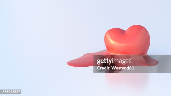 Dissolving heart Dissolving heart