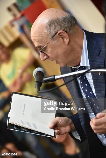 Actor / author Jeffrey Tambor speaks to attendees during the signing of his book "Are You Anybody?" at Skylight Books on May 24, 2017 in Los Angeles,...