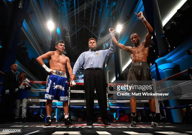 Boxers Roberto Pucheta and Kevin Rivers, Jr. Attend the B. Riley & Co. 8th Annual "Big Fighters, Big Cause" Charity Boxing Night benefiting the Sugar...