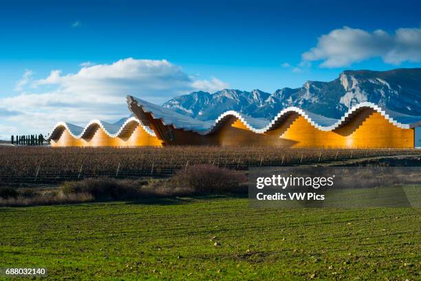 Ysios wine cellar. Laguardia. Rioja Alavesa. Alava, Basque Country, Spain, Europe.