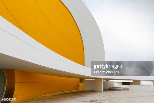 Oscar Niemeyer International Cultural Centre. Aviles, Asturias, Spain, Europe.