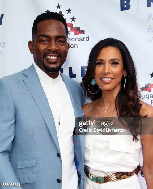 Actor Bill Bellamy and wife actress Kristen Baker Bellamy attend the 8th Annual "Big Fighters, Big Cause" Charity Boxing Night at the Loews Santa...