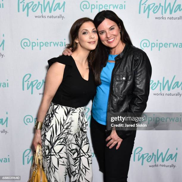 Joaney Lauren and Amy Freeze attend PiperWai NYC Launch Event at Vnyl on May 24, 2017 in New York City.