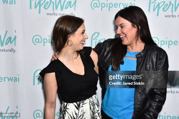 Joaney Lauren and Amy Freeze attend PiperWai NYC Launch Event at Vnyl on May 24, 2017 in New York City.