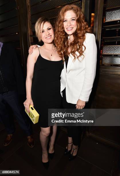 Actors Anna Paquin and Rachelle Lefevre, stars of the new Sony Pictures Television series "Philip K. Dick's Electric Dreams", attend the Sony...