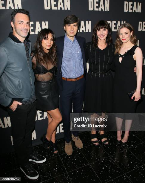 Actors Reid Scott, Ginger Gonzaga, Demetri Martin, Mary Steenburgen and Gillian Jacobs attend screening of CBS Films' 'Dean' at ArcLight Hollywood on...