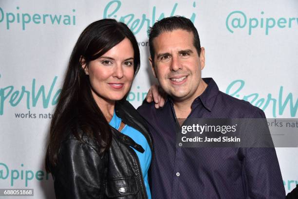 Amy Freeze and Skeery Jones attend PiperWai NYC Launch Event at Vnyl on May 24, 2017 in New York City.