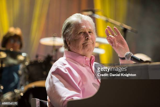 Singer/songwriter Brian Wilson performs at Brian Wilson presents Pet Sounds: The Final Performances at San Diego Civic Theatre on May 24, 2017 in San...
