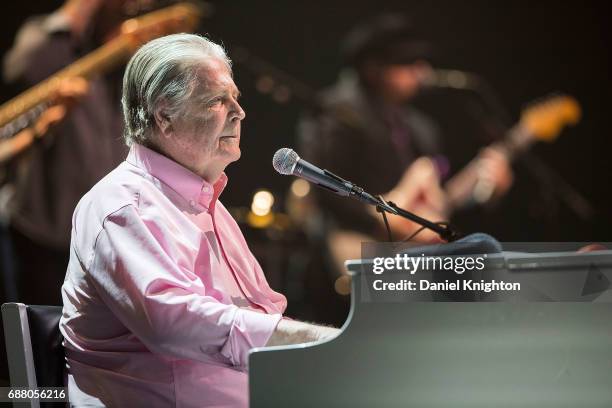 Singer/songwriter Brian Wilson performs at Brian Wilson presents Pet Sounds: The Final Performances at San Diego Civic Theatre on May 24, 2017 in San...