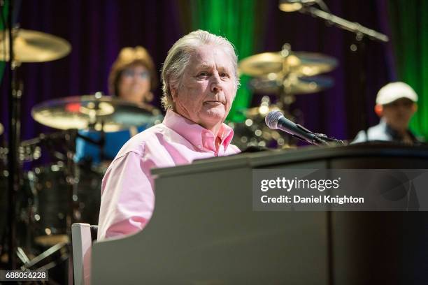 Singer/songwriter Brian Wilson performs at Brian Wilson presents Pet Sounds: The Final Performances at San Diego Civic Theatre on May 24, 2017 in San...