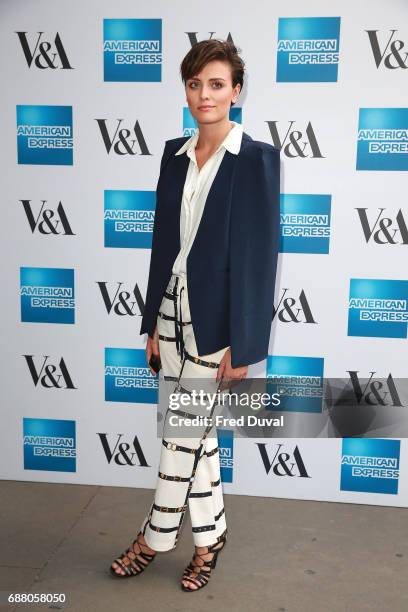 Wallis Day attends The V&A Opens Spring 2017 Fashion Exhibition Balenciaga: Shaping Fashion at The V&A on May 24, 2017 in London, England.