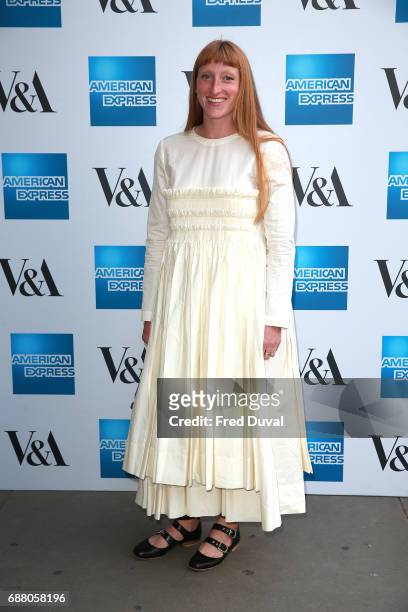 Molly Goddard attends The V&A Opens Spring 2017 Fashion Exhibition Balenciaga: Shaping Fashion at The V&A on May 24, 2017 in London, England.
