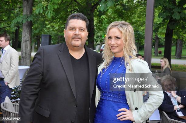 Tony Wegas poses during the 'Die Allee zum Genuss' restaurant opening party on May 24, 2017 in Vienna, Austria.