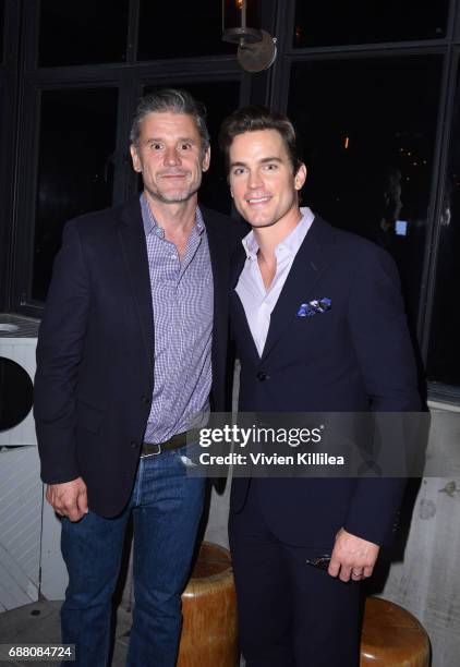 Simon Halls and Matt Bomer attend CAP UCLA, Pomegranate Arts And Ace Hotel Present "An Evening With Taylor Mac" at the Ace Hotel on May 24, 2017 in...