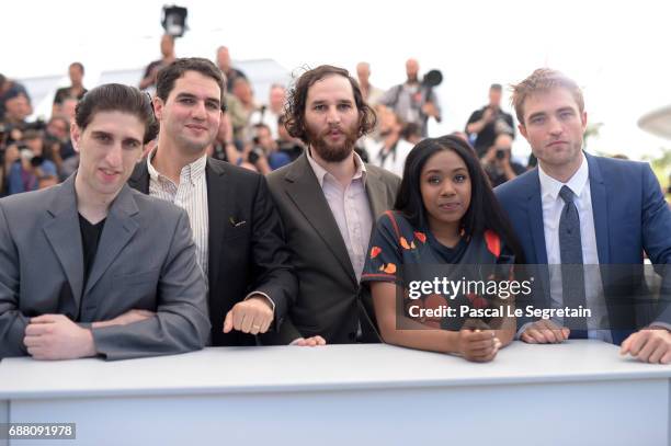 Actor Buddy Duress, co-director Ben Safdie, writer and co-director Joshua Safdie, actress Taliah Webster and actor Robert Pattinson attend the "Good...