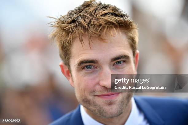 Actor Robert Pattinson attends the "Good Time" photocall during the 70th annual Cannes Film Festival at Palais des Festivals on May 25, 2017 in...