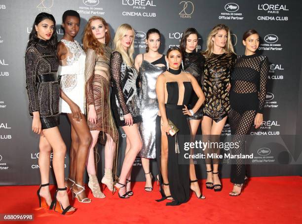 Neelam Gill, Maria Borges, Alexina Graham, Lara Stone, Barbara Palvin, Eva Longoria, Bianca Balti, Doutzen Kroes, and Irina Shayk attend Gala 20th...