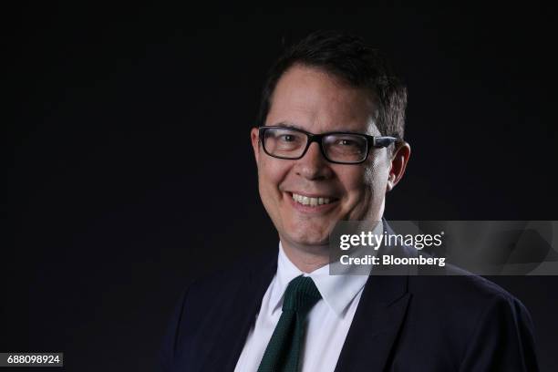 Ben Page, chief executive officer of Ipsos MORI, poses for a photograph following a Bloomberg Television interview in London, U.K., on Thursday, May...
