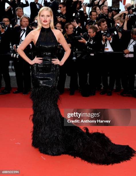 Lara Stone attends the "The Beguiled" screening during the 70th annual Cannes Film Festival at Palais des Festivals on May 24, 2017 in Cannes, France.