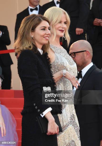 Nicole Kidman and Sofia Coppola attend the'The Beguiled' screening during the 70th annual Cannes Film Festival at Palais des Festivals on May 24,...