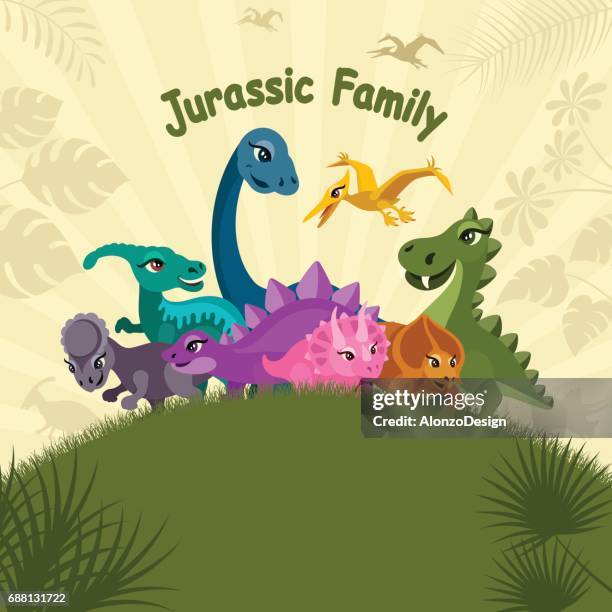 cute dinosaurs - tyrannosaurus rex stock illustrations stock illustrations