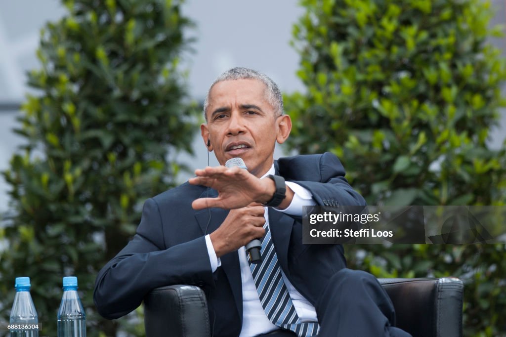 Obama And Merkel Discuss Democracy At Church Congress