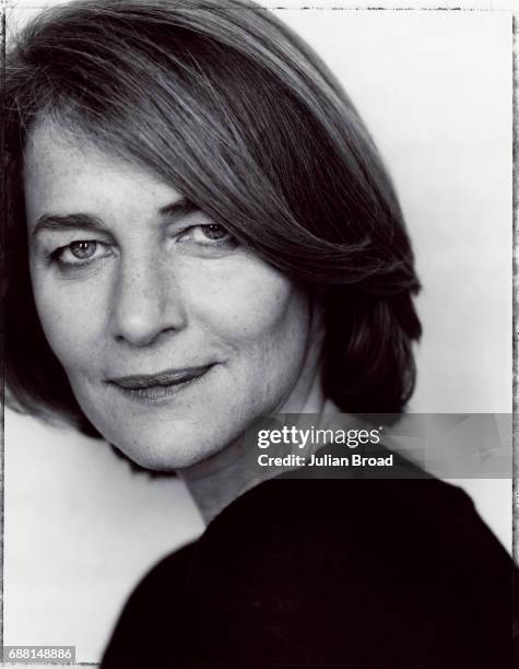 Actor Charlotte Rampling is photographed in London, England.