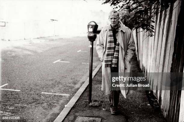 Theatre and opera director, actor, author, television presenter, humourist, and medical doctor, Jonathan Miller is photographed in London, England.