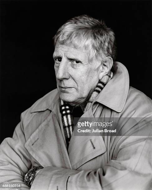 Theatre and opera director, actor, author, television presenter, humourist, and medical doctor, Jonathan Miller is photographed in London, England.