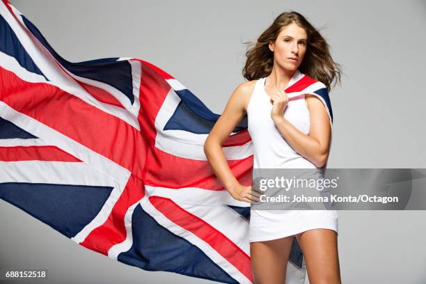 Tennis player Johanna Konta is photographed at the Ashdown Park Hotel and Country Club on May 17, 2016 in East Grinstead, England.