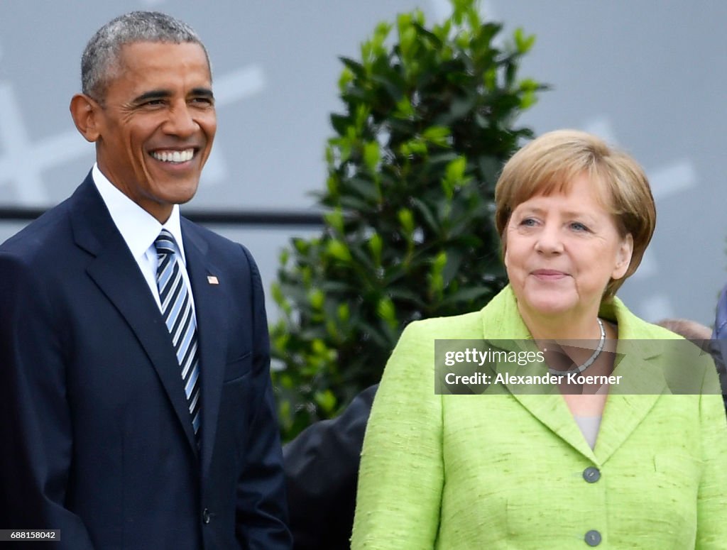 Obama And Merkel Discuss Democracy At Church Congress