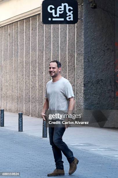 Actor Moritz Bleibtreu presents 'La Cara Oculta De La Luna' on May 25, 2017 in Madrid, Spain.