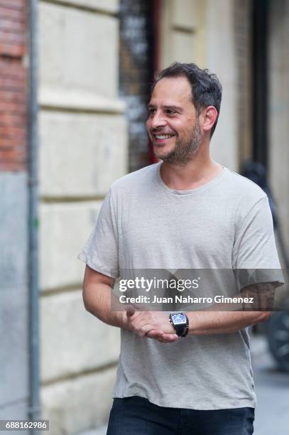 Moritz Bleibtreu attends 'La Cara Oculta De La Luna' photocall at Ocho Y Medio bookshop on May 25, 2017 in Madrid, Spain.