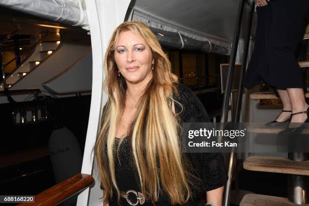 Loana Petrucciani from the Loft1 TV serial attends Technikart Boat Party - 70th annual Cannes Film Festival at Lady of Jersey on May 24, 2017 in...
