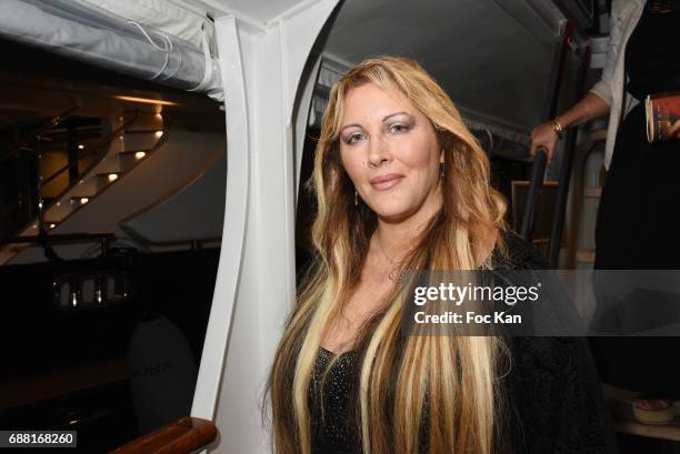 Loana Petrucciani from the Loft1 TV serial attends Technikart Boat Party - 70th annual Cannes Film Festival at Lady of Jersey on May 24, 2017 in...