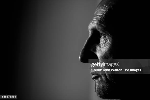 Reading manager Jaap Stam during the press conference at Hogwood Park Training Ground, Reading. PRESS ASSOCIATION Photo. Picture date: Thursday May...