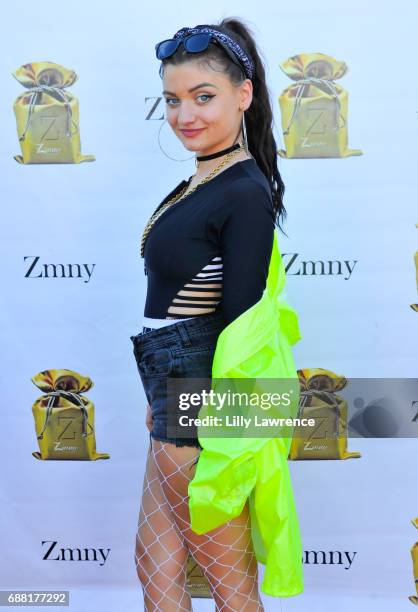 Recording artist Laci Kay attends ZMNY & Friends EP release party at The Vault Studio on May 20, 2017 in North Hollywood, California.