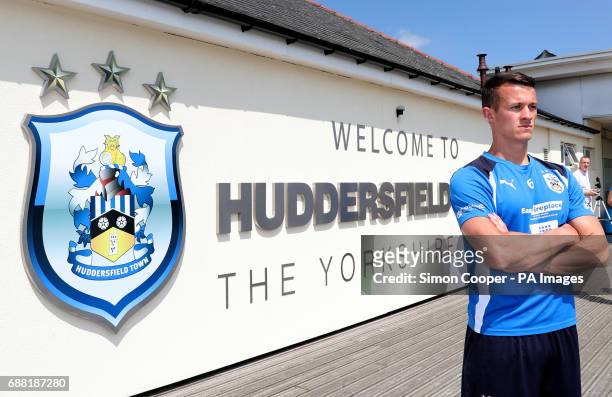 Huddersfield Town's Jonathan Hogg poses for a photo at PPG Canalside, Huddersfield.