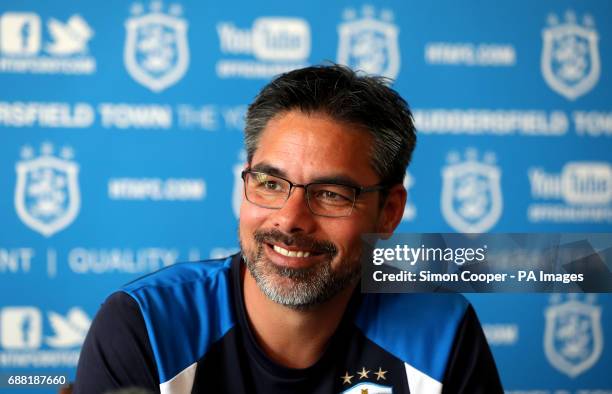 Huddersfield Town manager David Wagner during the press conference at PPG Canalside, Huddersfield.