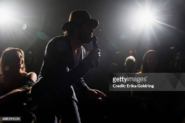 Sean Scolnick of Langhorne Slim performs during Dylan Fest at Ryman Auditorium on May 24, 2017 in Nashville, Tennessee.
