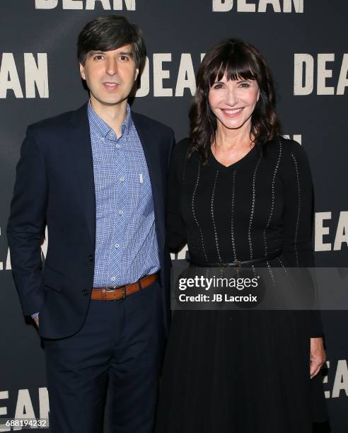 Demetri Martin and Ginger Gonzaga attend a screening of CBS Films' 'Dean' at ArcLight Hollywood on May 24, 2017 in Hollywood, California.