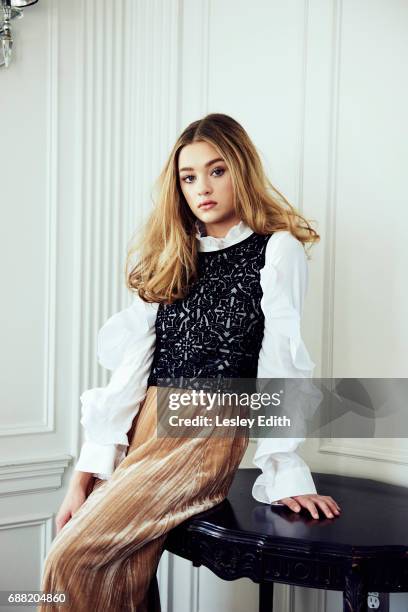 Actor Lizzy Greene is photographed for Posh Kids magazine on December 18, 2016 in Los Angeles, California.