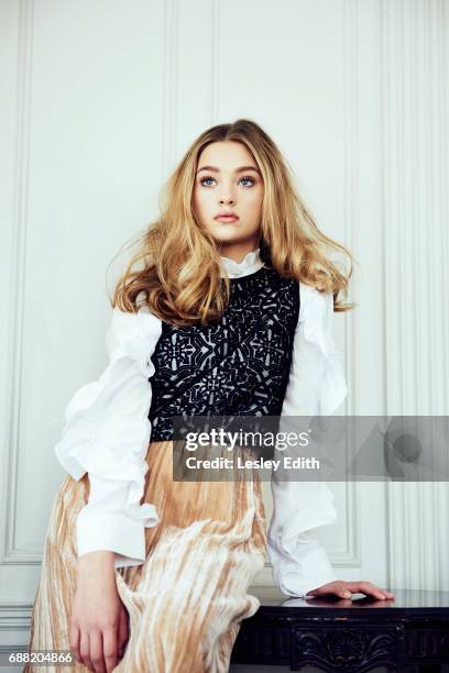 Actor Lizzy Greene is photographed for Posh Kids magazine on December 18, 2016 in Los Angeles, California.